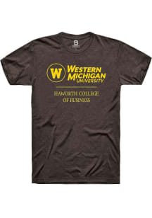 Summit Sportswear Western Michigan Broncos Brown Haworth College of Business Logo Short Sleeve T S..
