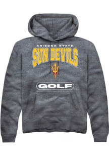 Summit Sportswear Arizona State Sun Devils Mens Charcoal Golf Long Sleeve Hoodie