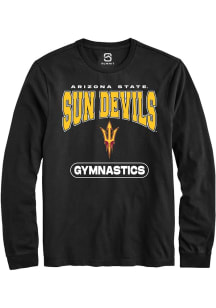 Summit Sportswear Arizona State Sun Devils Black Gymnastics Long Sleeve T Shirt