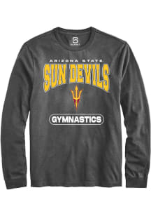 Summit Sportswear Arizona State Sun Devils Charcoal Gymnastics Long Sleeve T Shirt