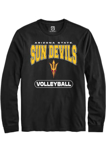 Summit Sportswear Arizona State Sun Devils Black Volleyball Long Sleeve T Shirt