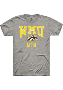 Summit Sportswear Western Michigan Broncos Grey Mom Short Sleeve T Shirt