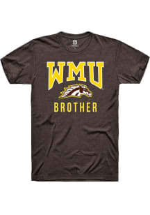 Summit Sportswear Western Michigan Broncos Brown Brother Logo Short Sleeve T Shirt