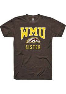 Summit Sportswear Western Michigan Broncos Brown Sister Short Sleeve T Shirt