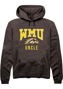 Summit Sportswear Western Michigan Broncos Mens Brown Uncle Long Sleeve Hoodie