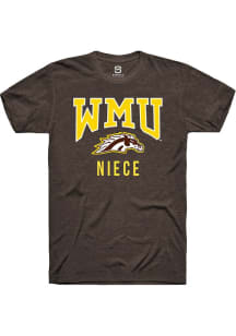 Summit Sportswear Western Michigan Broncos Brown Niece Short Sleeve T Shirt