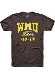 Summit Sportswear Western Michigan Broncos Brown Nephew Logo Short Sleeve T Shirt