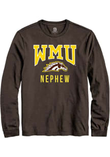 Summit Sportswear Western Michigan Broncos Brown Nephew Long Sleeve T Shirt