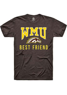 Summit Sportswear Western Michigan Broncos Brown Best Friend Logo Short Sleeve T Shirt