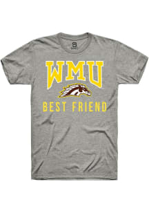 Summit Sportswear Western Michigan Broncos Grey Best Friend Short Sleeve T Shirt