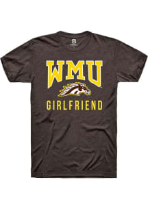 Summit Sportswear Western Michigan Broncos Brown Girlfriend Logo Short Sleeve T Shirt
