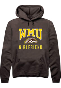 Summit Sportswear Western Michigan Broncos Mens Brown Girlfriend Long Sleeve Hoodie