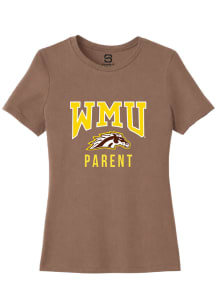 Summit Sportswear Western Michigan Broncos Womens Brown Parent Short Sleeve T-Shirt