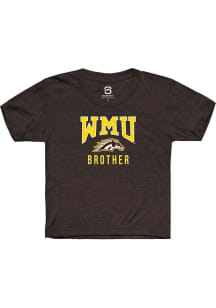 Summit Sportswear Western Michigan Broncos Youth Brown Brother Short Sleeve T-Shirt
