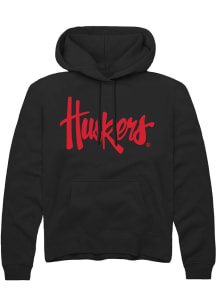 Summit Sportswear Nebraska Cornhuskers Mens Black Alt Logo Long Sleeve Hoodie