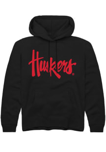 Summit Sportswear Nebraska Cornhuskers Youth Black Alt Logo Long Sleeve Hoodie