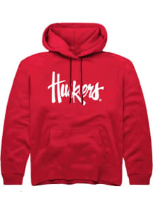 Summit Sportswear Nebraska Cornhuskers Youth Red Alt Logo Long Sleeve Hoodie