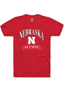 Summit Sportswear Nebraska Cornhuskers Red Alumni Banner Short Sleeve T Shirt