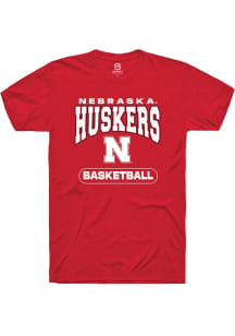 Summit Sportswear Nebraska Cornhuskers Red Basketball Short Sleeve T Shirt