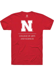 Summit Sportswear Nebraska Cornhuskers Red College of Arts and Sciences Short Sleeve T Shirt