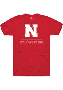Rally Nebraska Cornhuskers Red College of Business Short Sleeve T Shirt
