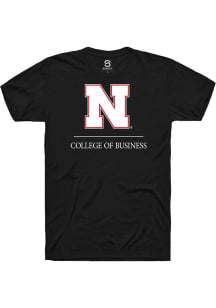 Summit Sportswear Nebraska Cornhuskers Black College of Business Short Sleeve T Shirt
