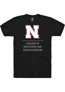 Summit Sportswear Nebraska Cornhuskers Black College of Education and Human Sciences Short Sleeve..