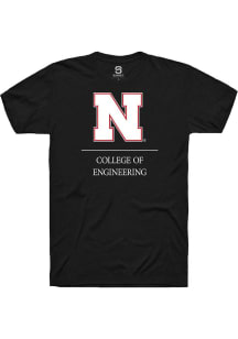 Summit Sportswear Nebraska Cornhuskers Black College of Engineering Short Sleeve T Shirt