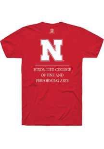 Summit Sportswear Nebraska Cornhuskers Red Hixon-Lied College of Fine and Performing Arts Short Sl..