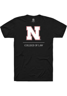 Summit Sportswear Nebraska Cornhuskers Black College of Law Short Sleeve T Shirt