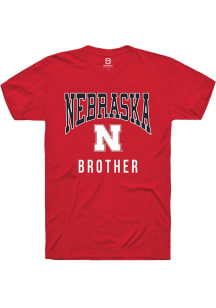 Summit Sportswear Nebraska Cornhuskers Red Brother Short Sleeve T Shirt
