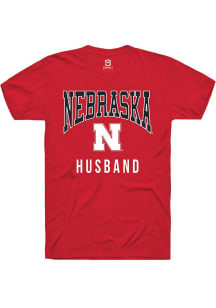 Summit Sportswear Nebraska Cornhuskers Cardinal Husband Short Sleeve T Shirt