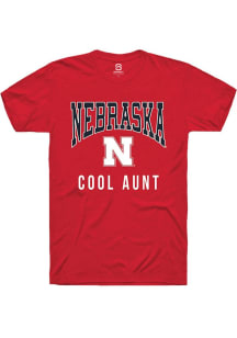 Summit Sportswear Nebraska Cornhuskers Red Cool Aunt Short Sleeve T Shirt