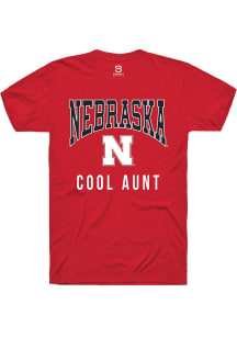 Summit Sportswear Nebraska Cornhuskers Cardinal Cool Aunt Short Sleeve T Shirt