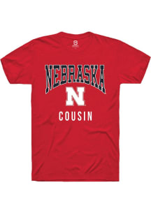 Summit Sportswear Nebraska Cornhuskers Red Cousin Short Sleeve T Shirt