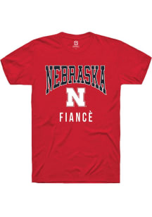 Summit Sportswear Nebraska Cornhuskers Red Fiancé Short Sleeve T Shirt