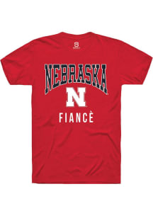 Summit Sportswear Nebraska Cornhuskers Cardinal Fiancé Short Sleeve T Shirt