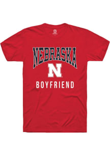 Summit Sportswear Nebraska Cornhuskers Red Boyfriend Short Sleeve T Shirt