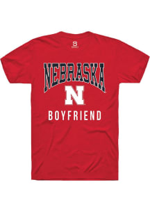 Summit Sportswear Nebraska Cornhuskers Cardinal Boyfriend Short Sleeve T Shirt