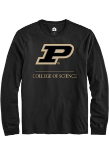 Rally Purdue Boilermakers Black College of Science Long Sleeve T Shirt