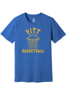 Summit Sportswear Pitt Panthers Blue Basketball Net Short Sleeve T Shirt
