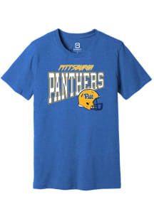 Summit Sportswear Pitt Panthers Blue Football Cheer Short Sleeve T Shirt