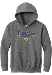 Summit Sportswear Pitt Panthers Youth Grey Womens Basketball Long Sleeve Hoodie