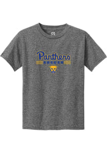 Summit Sportswear Pitt Panthers Youth Grey Soccer Short Sleeve T-Shirt