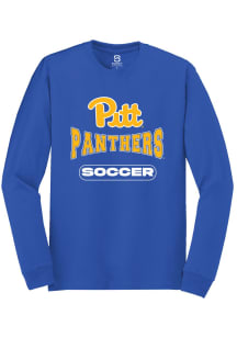 Summit Sportswear Pitt Panthers Blue Soccer Long Sleeve T Shirt