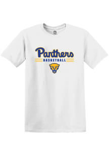 Summit Sportswear Pitt Panthers White Basketball Short Sleeve T Shirt