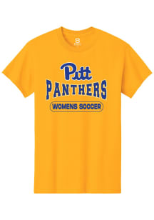 Summit Sportswear Pitt Panthers Gold Womens Soccer Short Sleeve T Shirt