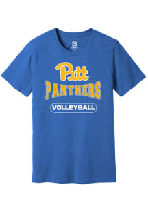 Summit Sportswear Pitt Panthers Blue Volleyball Short Sleeve T Shirt