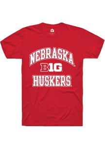 Rally Nebraska Cornhuskers Youth Red No 1 Style Short Sleeve T-Shirt