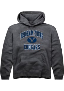 Rally BYU Cougars Youth Charcoal No 1 Long Sleeve Hoodie